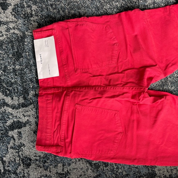 NWT Frame denim le high skinny jeans color vintage red, size 28 - Picture 3 of 6